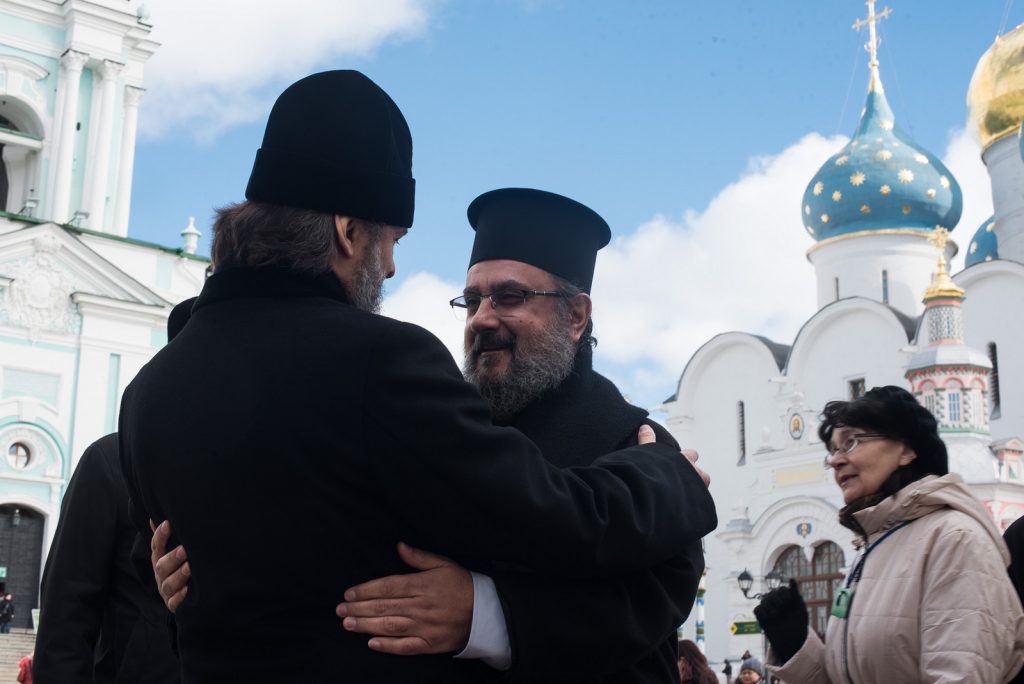 Епископ из Сирии посетил Троице-Сергиеву лавру и Московскую духовную академию