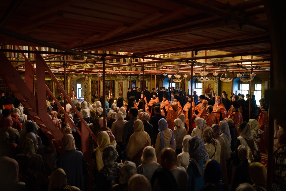 В МДА прошли последние в этом году пасхальные воскресные богослужения